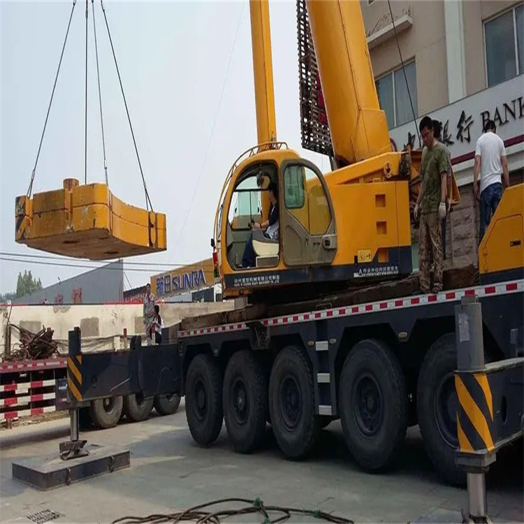 叶县当地吊车出租|机器吊装|75吨|工厂搬迁服务